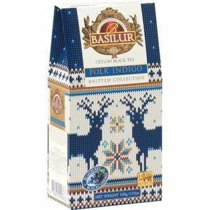 Herbata Czarna Liciasta z Dodatkami FOLK INDIGO Stoek 100 g - BASILUR - 2872511293