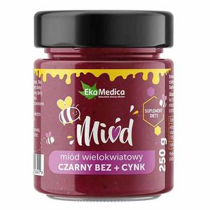 Mid Wielokwiatowy Czarny Bez, Cynk 250 g - EkaMedica - 2872511320