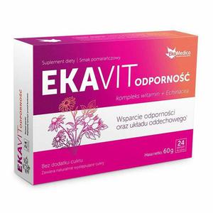 EKAVIT ODPORNO z Echinace 24 Pastylki do Ssania - EkaMedica - 2872511323