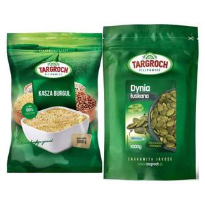 Kasza Bulgur 1 kg Targroch + Pestki Dyni bez upiny Doypack 1 kg - Targroch - 2872511449