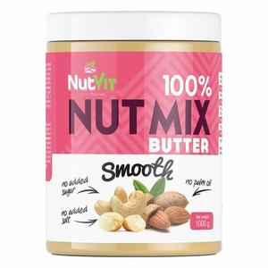 Krem Orzechowy 100% Nut Mix Butter 1 kg Smooth - NutVit - 2872511554