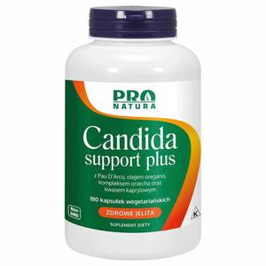 Candida Support Plus - Zdrowe Jelita 180 Kapsuek - Pro Natura - 2872511678