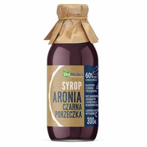 Syrop Aronia, Czarna Porzeczka 300 ml - Ekamedica - 2872511791