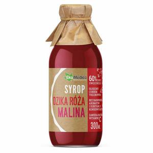 Syrop Dzika Ra, Malina 300 ml - Ekamedica - 2872511792