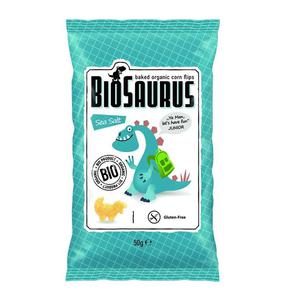 Pieczone Chrupki Kukurydziane z Sol Morsk Bio 50g-Biosaurus -Cibi - 2829358108