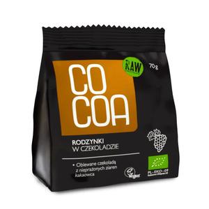 Rodzynki w Surowej Czekoladzie Bio 70 G - Cocoa