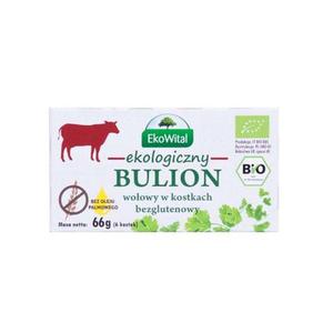 Ekologiczny Bulion Woowy w Kostkach Bezglutenowy 66 g Ekowital - 2829359479