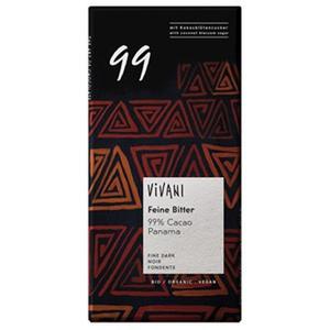 Czekolada Gorzka 99% Kakao Bio 80 G - Vivani - 2829359551