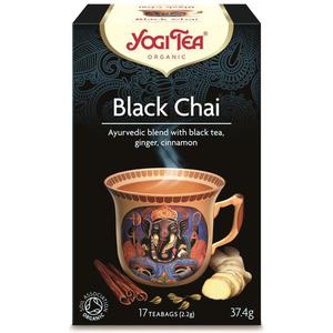 Herbata Czarna Black Chai z Imbirem i Cynamonem Bio 37,4 g (17 x 2,2 g) - Yogi Tea - 2829359652