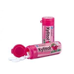 Xylitol KIDS Guma do ucia dla Dzieci Truskawkowa (30 Sztuk) - Miradent - 2872197710