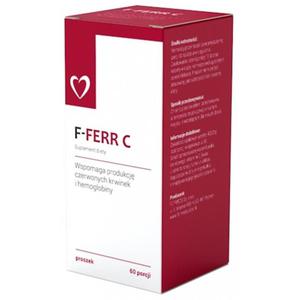 F-FERR C elazo + Witamina C Proszek 60 porcji - Formeds - 2829359907