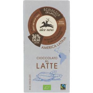 Czekolada Mleczna Fair Trade Bio 100 G - Alce Nero - 2834272303