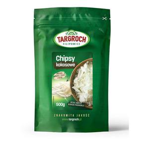 100% Chipsy Kokosowe 500 g - Targroch - 2834272376