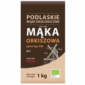 Polska Mka Orkiszowa Jasna Typ 550 Bio 1 kg - BioLife - 2861090576