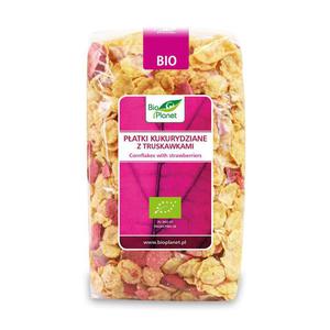 Patki Kukurydziane z Truskawkami Bio 250 g - Bio Planet - 2861090678