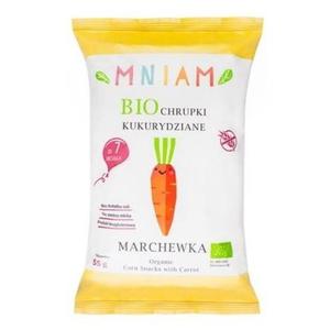 Chrupki Kukurydziane Marchewka Bezglutenowe Bio 55 g - Am-Am - 2861090690