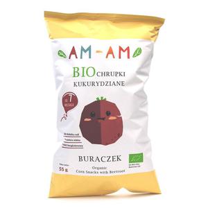 Chrupki Kukurydziane Buraczek Bezglutenowe 55 g - Am - Am - 2861090691