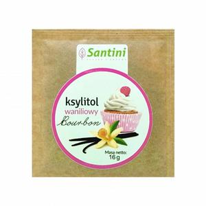 Ksylitol Waniliowy Bourbon (Cukier Brzozowy Waniliowy) 16 g - Santini - 2861090740