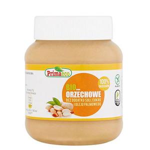 Pasta Orzechowa z Praonych Orzeszkw Arachidowych BIO 100% Orzechw 360 g - Primaeco - 2872197727