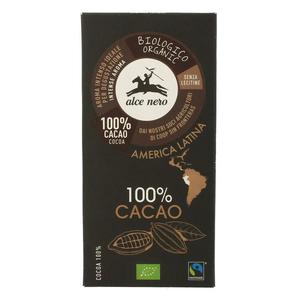 Tabliczka Gorzka 100% Kakao Bio 50 G - Alce Nero - 2861090913