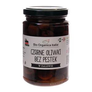 Oliwki Czarne Bez Pestek Bio 280 g (160 g) - Bio Organica Italia - 2861090928