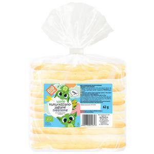 Wafle Kukurydziane-Jaglane Bez Dodatku Soli Bio 62g Biominki - 2869570253