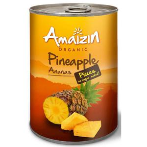 Ananas Kawaki w Soku Wasnym Bio 400 g - Amaizin - 2861090996