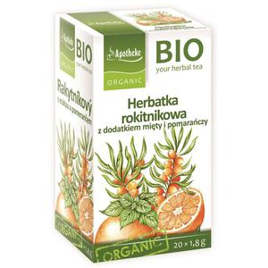 Herbatka Rokitnikowa Z Dodatkiem Mity I Pomaraczy Bio 20 x 1,8 G Apotheke - 2861090997