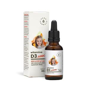 Witamina D3 Junior 30 ml - Aura Herbals - 2869570277