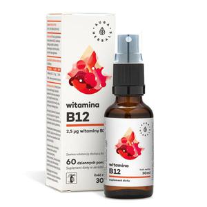 Witamina B12 Forte w Aerozolu 30 ml - Aura Herbals - 2861091117