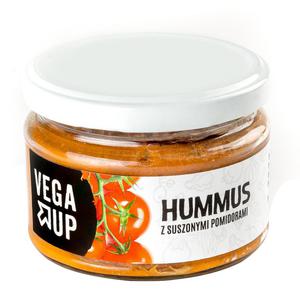 Hummus z Suszonymi Pomidorami 200 g - VegaUp - Hummus Pomidorowy - 2861091273