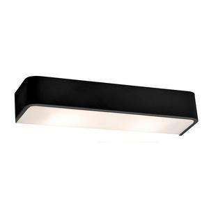 Kaspa - Kinkiet lampa cienna Flat - dugo 30 cm, biao - czarna - 2871061808