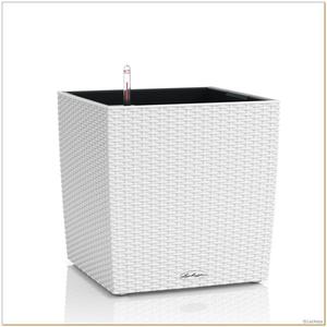 Lechuza - Donica Cube Cottage 50 - wysoko 49,5 cm, biaa - 2871060652