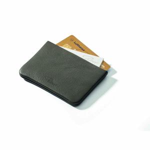 Philippi - Etui na karty Jean, skra - khaki, dugo 10 cm - 2871632815