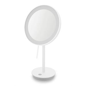 Zack - lustro kosmetyczne z podwietleniem LED Alona - rednica lustra 13,3 cm, biae - 2871061094