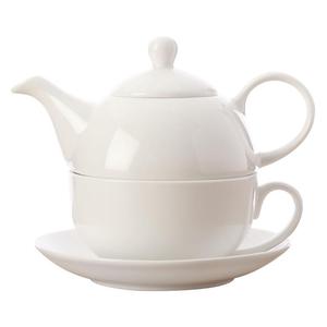 Maxwell & Williams - Basics Round - Zestaw tea-for-one - 2873505160