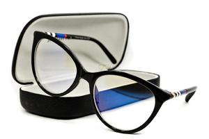 Damskie okulary zerwki antyrefleksyjne Kocie Oczy 743K-1 PolarZONE 743K-1 - 2858929457