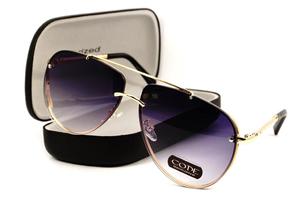 Damskie okulary przeciwsoneczne Glamour Pilotki 250-3 COTE exclusive 250-3 - 2858929503