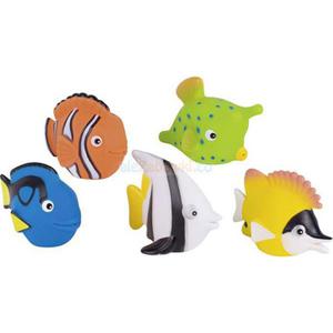 Gumowe zwierztka rybki,zabawki do kpieli, Goki - 2850996669
