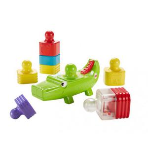 Fisher Price Krokodylek + Klocki do ukadania - 2845550706