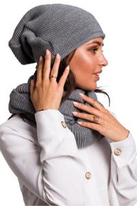 Czapka Damska Model BK044 Grey - BE Knit - 2871771629