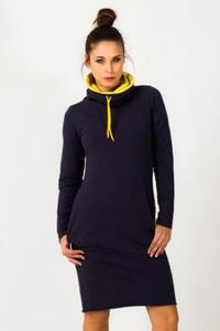 Sukienka model Kaja Navy/Yellow - Tessita - 2878375096