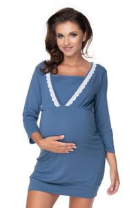 Koszulka nocna Koszula Nocna Ciowa Model 0155 Blue - PeeKaBoo - 2871774023