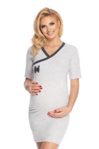 Koszulka nocna Koszula Nocna Ciowa Model 1710 Grey - PeeKaBoo - 2871774106