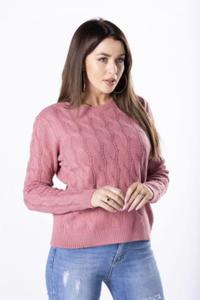 Sweter Damski Model Ramona M83049 Rose - Vittoria Ventini - 2871774725