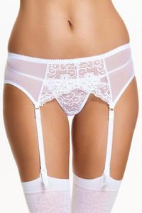 Gorsety, body, pasy Pas do poczoch Model 911 White - Kostar - 2875755604