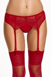 Gorsety, body, pasy Pas do poczoch Model 911 Red - Kostar - 2875755605