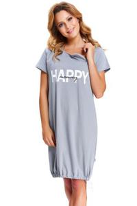 Koszulka nocna Koszula Ciowa Model TCB.9504 Grey - Dn-nightwear - 2872703198