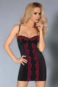 Komplet Model Roanna usztywniane miseczki Black/Red - Livia Corsetti Fashion - 2871771838