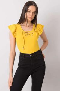 Bluzka Model DHJ-BZ-13301.34P Yellow - Italy Moda - 2869645202